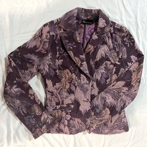 2000s DKNY Floral Blazer SIZE S